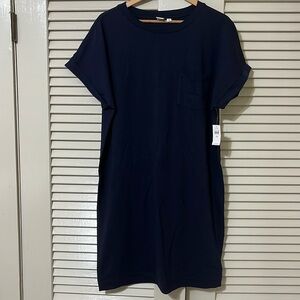 Navy GAP oversized t-shirt dress